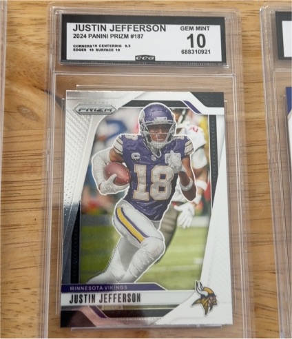 2024 Panini Prizm #187 Justin Jefferson — front