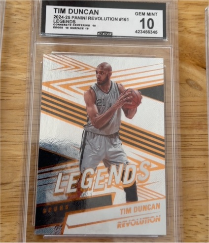 2024-25 Panini Revolution #161 Tim Duncan Legends — front
