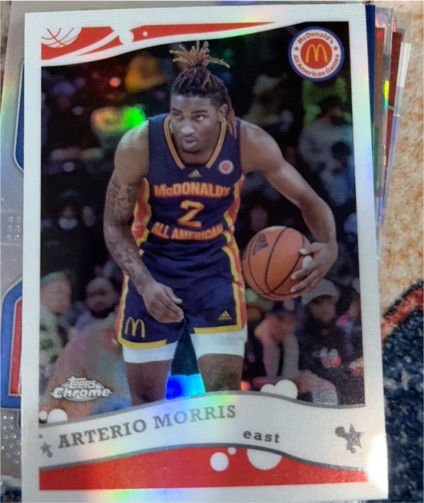 2022 Topps Chrome McDonald's All American #2K6-18 Arterio Morris — front