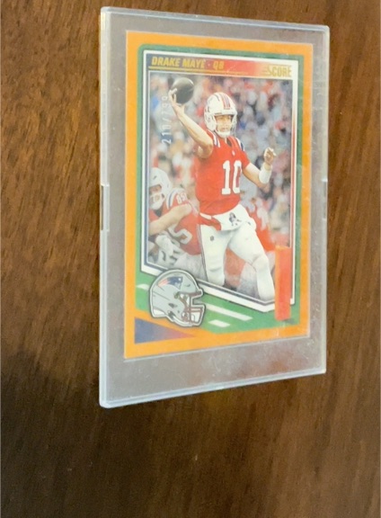 2025 Panini Score #27 Drake Maye — front