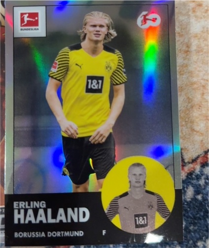 2023-24 Topps Chrome Bundesliga 1963 #TAN-9 Erling Haaland — front