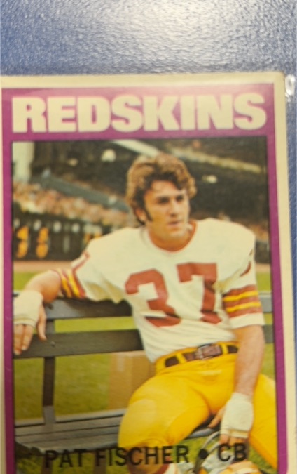 1972 Topps #217 Pat Fischer Washington Redskins — front