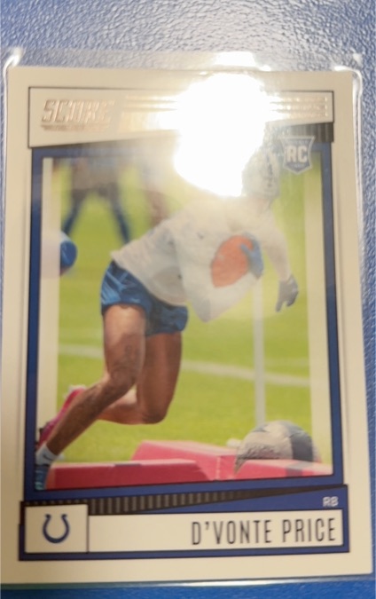 2022 Score #339 D'Vonte Price — front