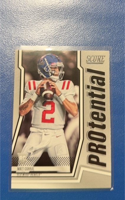 2022 Panini Score Protential #P-MC Matt Corral — front