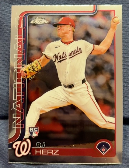 2025 Topps Chrome #270 DJ Herz — front