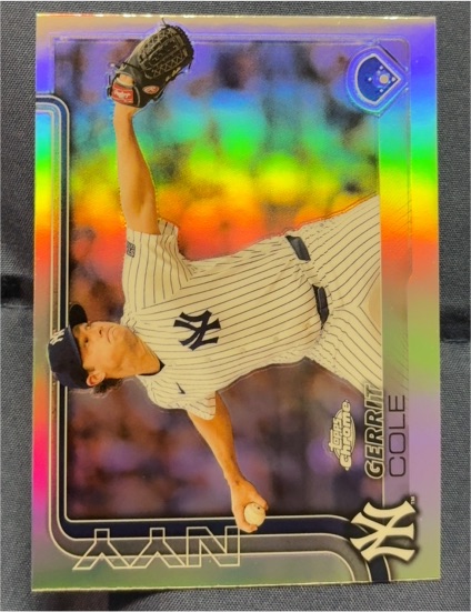 2025 Topps Chrome #110 Gerrit Cole — front