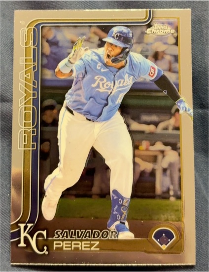 2025 Topps Chrome #114 Salvador Perez — front