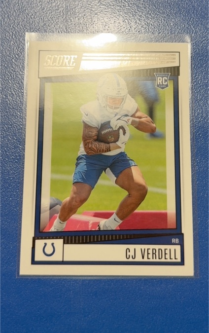 2022 Panini Score #392 CJ Verdell — front