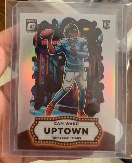 2025 Panini Donruss Optic #6 Cam Ward Uptown — front
