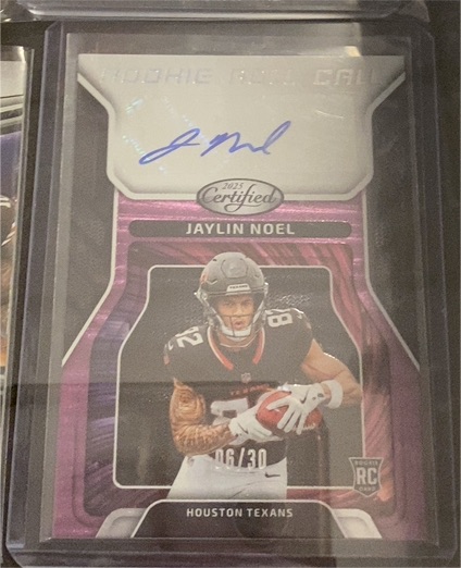 2025 Panini Certified Rookie Roll Call #RRC-JNL Jaylin Noel — front