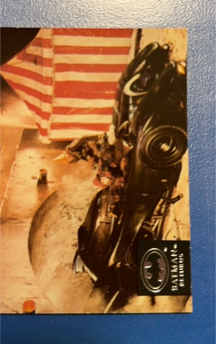 1992 Topps Stadium Club Batman Returns #52 The Batmobile — front