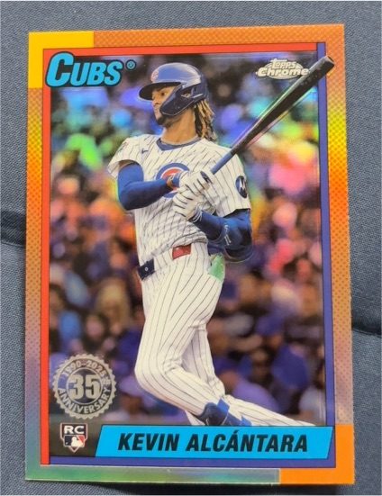 2025 Topps Chrome #90CB-14 Kevin Alcántara — front