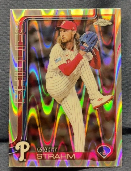 2025 Topps Chrome #178 Matt Strahm — front