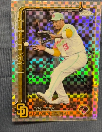 2025 Topps Chrome #53 Manny Machado — front