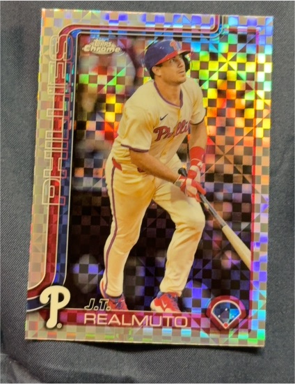 2025 Topps Chrome #2 J.T. Realmuto — front