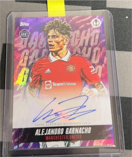 2022 Topps UEFA Champions League #RC Alejandro Garnacho — front