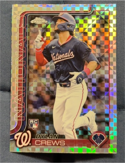 2025 Topps Chrome #146 Dylan Crews — front