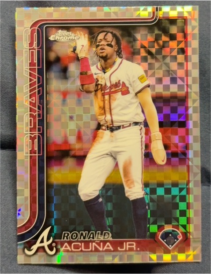 2025 Topps Chrome #257 Ronald Acuña Jr. — front