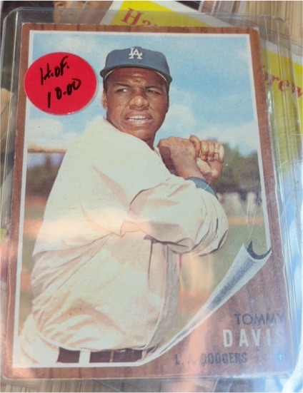 1962 Topps #358 Tommy Davis — front
