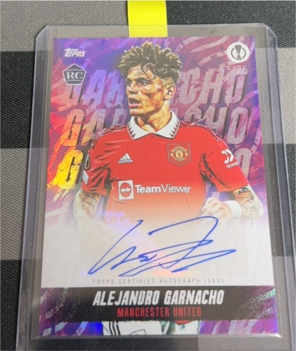 2022 Topps UEFA Champions League #15 Alejandro Garnacho — front