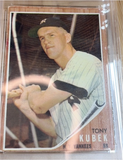 1962 Topps #430 Tony Kubek — front