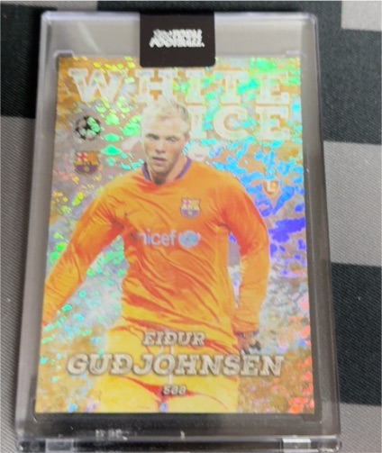 2024-25 Topps Total Football White Ice #580 Eidur Gudjohnsen — front