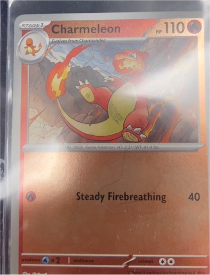 2025 Pokemon ME02: Phantasmal Flames #012 Charmeleon — front