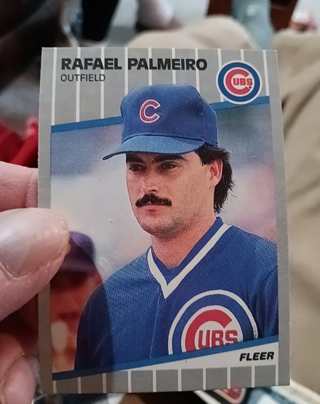 1989 Fleer #434 Rafael Palmeiro — front