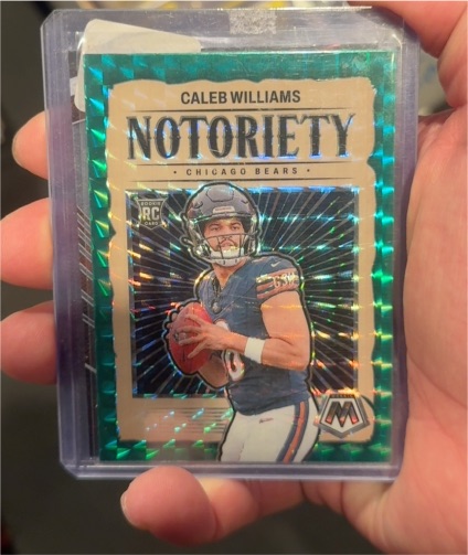 2024 Panini Mosaic Notoriety #18 Caleb Williams — front