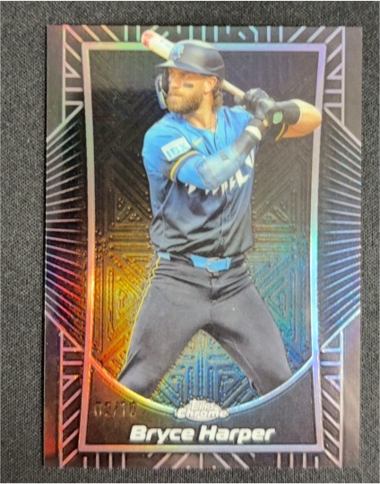 2025 Topps Chrome #SE-4 Bryce Harper Shadow Etch — front