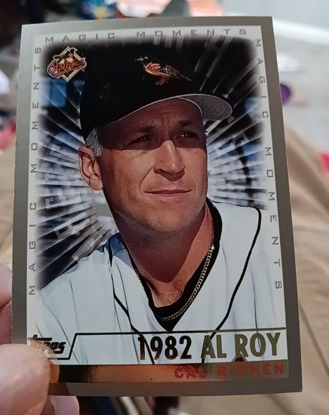 2000 Topps #238 Cal Ripken Jr. Magic Moments 1982 AL ROY Baltimore Orioles — front