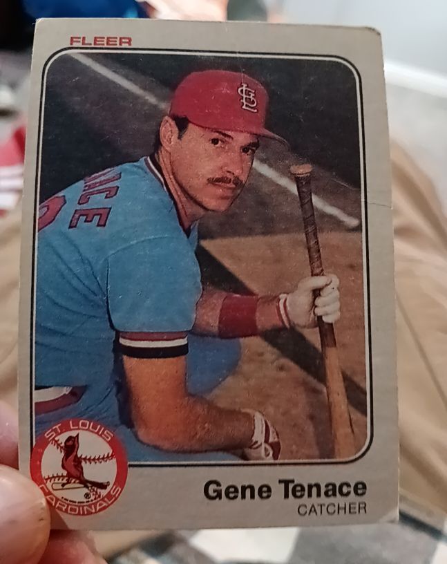 1983 Fleer #25 Gene Tenace — front