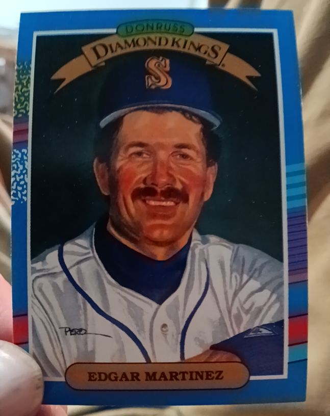 1991 Donruss Diamond Kings #16 Edgar Martinez — front