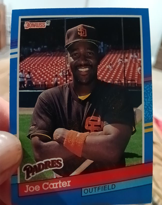 1991 Donruss #298 Joe Carter — front
