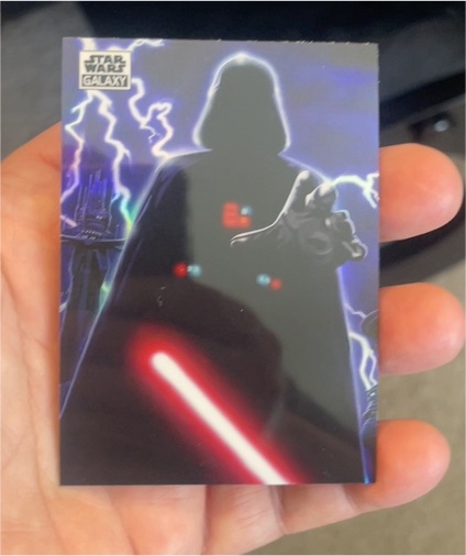 2021 Topps Chrome Star Wars Galaxy #90 Darth Vader The Karloff Connection — front