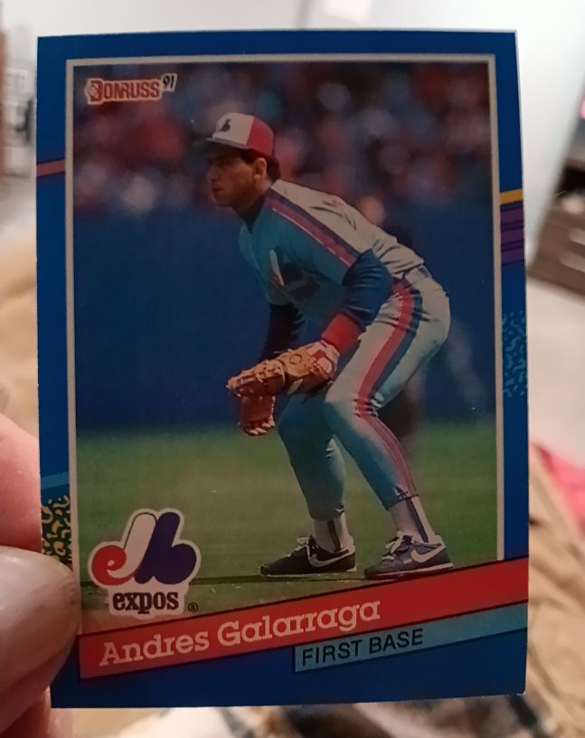 1991 Donruss #68 Andres Galarraga — front
