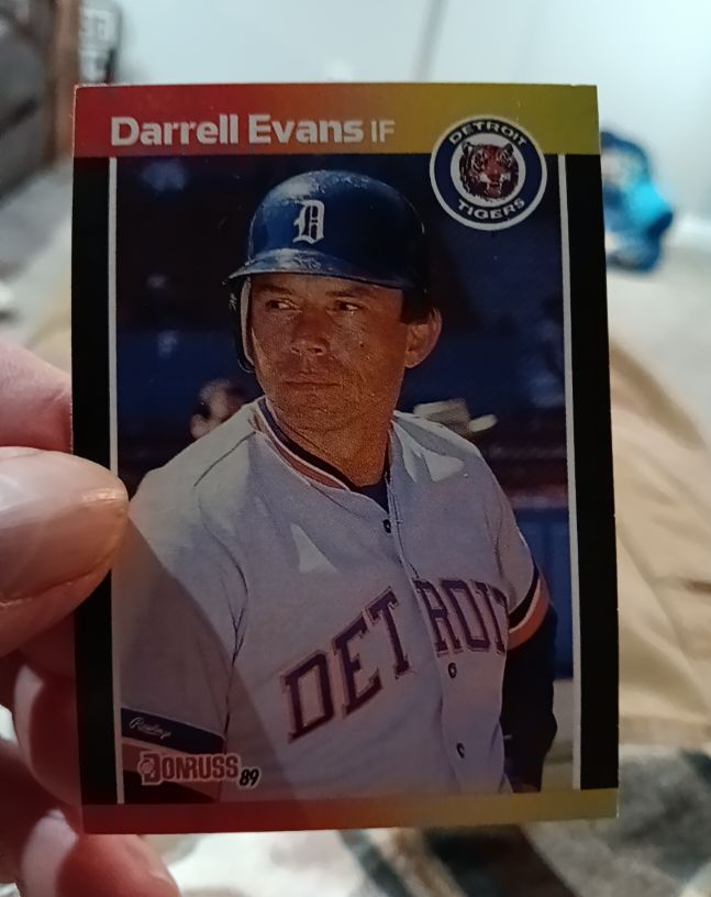1989 Donruss #533 Darrell Evans — front
