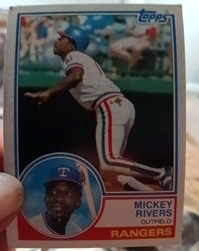 1983 Topps #224 Mickey Rivers — front