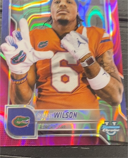 2025 Bowman University Chrome #181 Dallas Wilson — front
