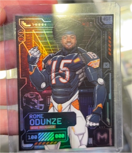 2025 Panini Monsters of the Midway #015 Rome Odunze — front