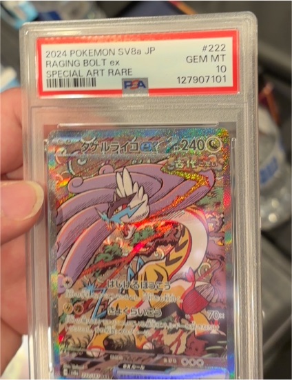 2024 Pokémon SV8a #222 Raging Bolt ex Special Art Rare — front