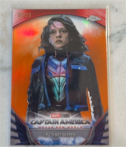 2025 Topps Chrome Marvel Studios Captain America #BNW-7 Ruth Bat-Seraph — front