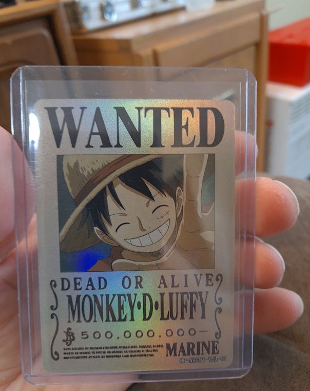 One Piece Monkey D. Luffy Wanted Poster — front
