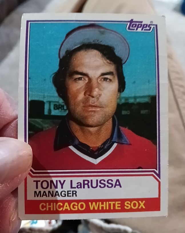 1983 Topps #216 Tony LaRussa — front