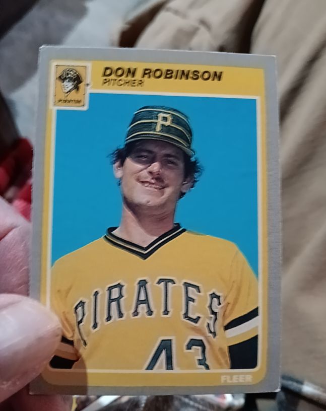 1985 Fleer #475 Don Robinson — front
