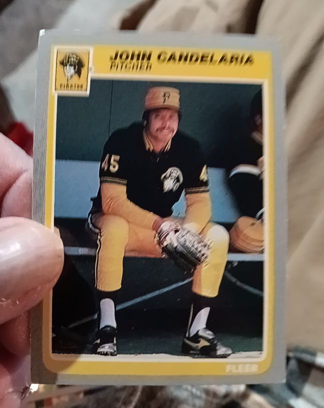 1985 Fleer #462 John Candelaria — front