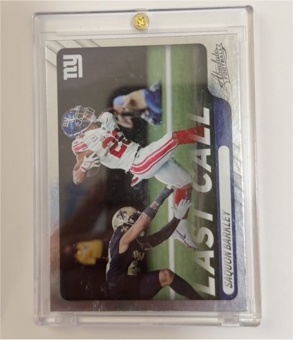2022 Panini Absolute #LC-13 Saquon Barkley Last Call — front