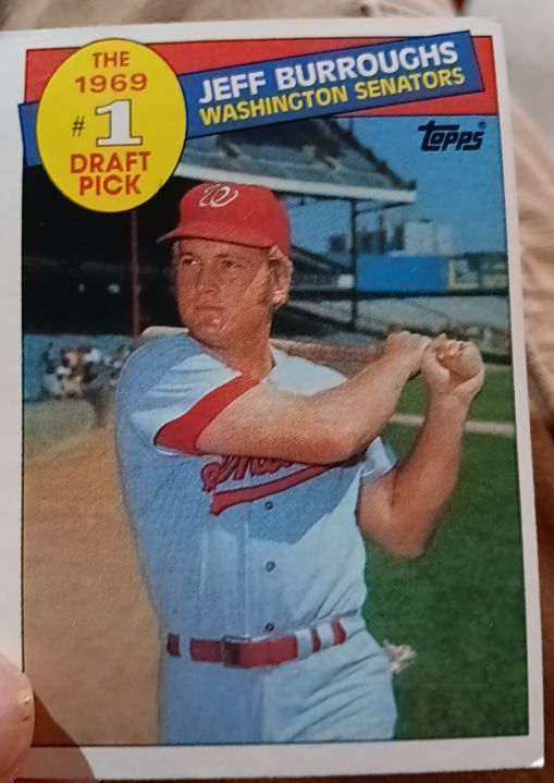 1985 Topps #272 Jeff Burroughs — front
