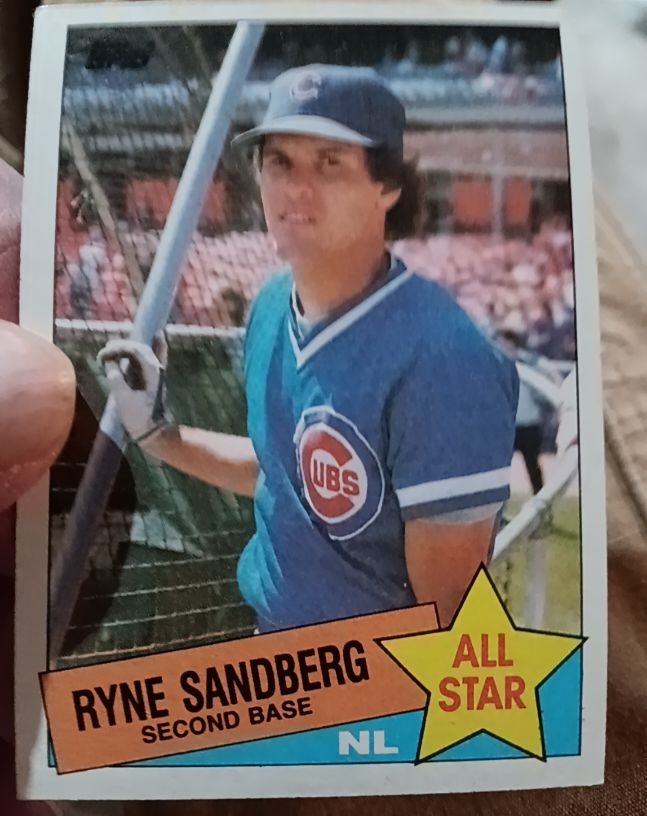 1985 Topps All-Star #713 Ryne Sandberg — front