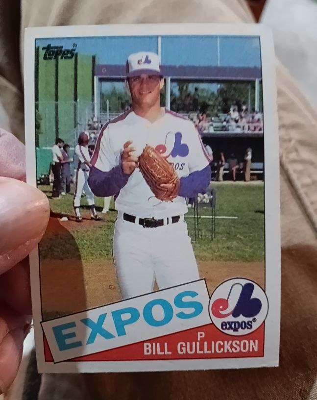 1985 Topps #687 Bill Gullickson — front